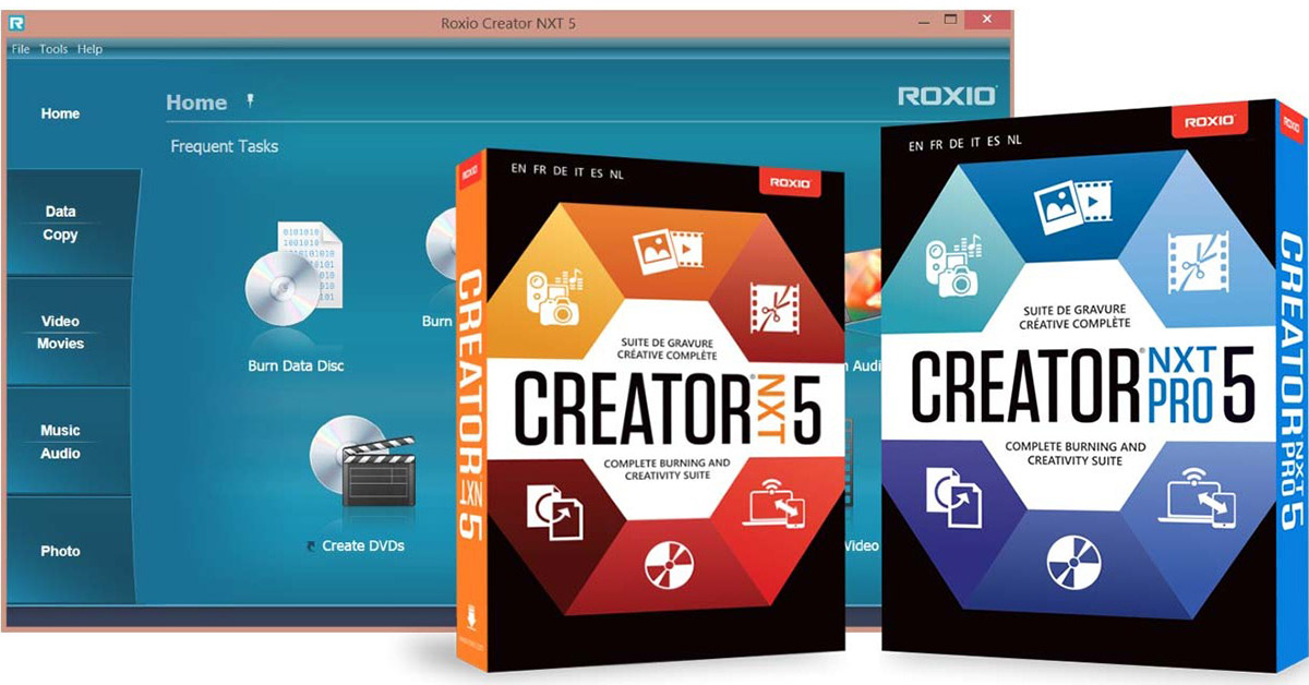 Creator NXT 6 Complete DVD burning - roxiocom